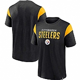 Pittsburgh Steelers Fanatics Branded Black Home Stretch Team Men's T-Shirt,baseball caps,new era cap wholesale,wholesale hats